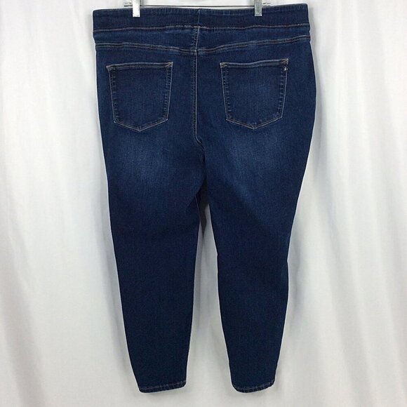 Maurices Ankle Skinny Jeans Womens Size 22W Short Pull On Comfort Waistband - Picture 2 of 11